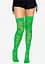 Панчохи Leg Avenue 420 Net thigh highs Green - мініатюра 4