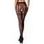 Колготки-бодістокінги Passion S012 One Size, Black - мініатюра 2