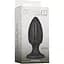 Анальний плаг із каналами для змащення Doc Johnson Platinum Premium silicone - The Rocket - Black - мініатюра 2