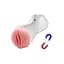 Мастурбатор Vibrating and Flashing Masturbation Cup USB 7+7 Function / Talk Mode (White) Boss Series 63-00038 98358 - мініатюра 5
