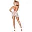 Ажурна сукня-сітка Leg Avenue Lace Mini dress With cut-outs White, One Size - мініатюра 3