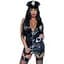 Вініловий костюм поліцейської Leg Avenue Vinyl Naughty Cop Black XS - мініатюра 1