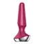Анальна пробка Satisfyer Plug-ilicious 2, 14 см (малиновий) - мініатюра 2