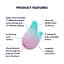 Вакуумний стимулятор клітора з вібрацією Satisfyer Mermaid Vibes м'ятний - мініатюра 9