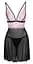 Пеньюар Babydoll black/pink S Cottelli 42-27413421021 101821 - мініатюра 2