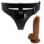 Страпон Pretty Love Harness Briefs Micheal 20 см коричневий - мініатюра 2