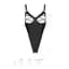 Боді з екошкіри Passion Celine Body black: з доступом відкритий L/XL - мініатюра 7