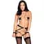 Комплект ременів для бондажу Leg Avenue Harness & wrist restRaints One Size Black, чокер - мініатюра 3