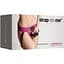 Труси для страпона Strap-On-Me LeaTherette Harness Curious Fuchsia - мініатюра 7