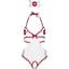 Костюм медсестри Leg Avenue Naughty Nurse, One Size, боді та шапочка - мініатюра 3