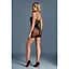 Сукня-сітка Caprice Lingerie Model 04 One Size Black, дрібна сітка, мереживо - мініатюра 2