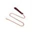 Нашийник із повідцем Liebe Seele Wine Red Leather Collar Leash and Lock бордовий - мініатюра 6