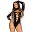 Боді Leg Avenue Seamless Thong back Bodysuit Black One Size - мініатюра 5