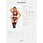 Комплект білизни Obsessive Donna Dream 3-pcs set M/L Black, бюстгальтер, стрінги, пояс для панчіх - мініатюра 5