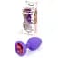 Силіконова анальна пробка Boss Of Toys Boss Series - Jewellery Purple Silicon Plug Medium Red M, BS6400086, Филетовый / Червоний - мініатюра 6