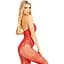 Бодистокинг Leg Avenue RhinestOne Lace and Net Bodystocking Red One Size - миниатюра 2