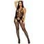 Бодістокінг з відкритим доступом Leg Avenue Net suspender Bodystocking One Size Black, мереживо - мініатюра 4