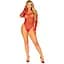 Боді Leg Avenue Crystalized fishnet Bodysuit Red One Size - мініатюра 3