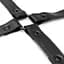 Хрестовина Bedroom Fantasies Hogtie 4 - Way RestRaint Cross - Black - мініатюра 4