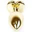Анальна пробка Boss Of Toys Boss Series - Jewellery Gold Heart Plug Green S, BS6400042, Золотий / Зелений - мініатюра 6