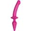 Анальная пробка с дилдо 2 в 1 Strap-On-Me Switch Plug-In Dildo Fuchsia L диаметр 4.5/3.4 см - миниатюра 1