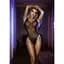 Leg Avenue RhinestOne fishnet Bodysuit OS Black - мініатюра 4