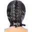 Капюшон з кляпом для БДСМ Fetish Tentation BDSM hood in LeaTherette With removable gag - мініатюра 2