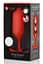 Анальна пробка B-Vibe Snug Plug 6, 16 см (червоний) - мініатюра 2