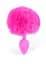 Анальна пробка з хвостиком Boss Jewellery Bunny Tail 6.5 см (рожевий) - мініатюра 6
