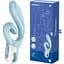 Вібратор-кролик Satisfyer Love Me 22 см блакитний - мініатюра 1