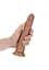 Фалоімітатор RealRock Slim Realistic 8" 22.5 см (тілесний) - мініатюра 12