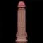 Фалоімітатор Dual Layered Silicone Nature Cock 9'' 23.5 см коричневий - мініатюра 5