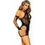 Мінісукня Leg Avenue Mini dress and matching gloves Black One Size - мініатюра 6