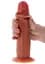 Фалоімітатор Get Real Skin Foreskin Dong 16 см (коричневий) - мініатюра 4