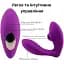Вібратор з вакуумною стимуляцією I’MCUM DoubleLick Pro Фіолетовий (IM-KCD210-purple) - мініатюра 6