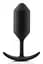 Анальна пробка B-Vibe Snug Plug 3, 12.7 см (чорний) - мініатюра 1