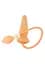 Анальна пробка Seven Creations Buttplug Plus Pump 17 см (тілесний) - мініатюра 4