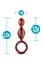 Анальна пробка Anal Adventures Matrix Loop Plug 13.3 см (помаранчевий) - мініатюра 3