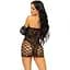Мини-платье Leg Avenue 2 PC Tube dress and gloves Black One size - миниатюра 2