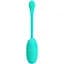 Віброяйце Pretty Love Kirk Super Soft Silicone 19.7 см бірюзовий - мініатюра 1