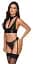 Комплект білизни Cottelli Bondage Bra Set M чорний - мініатюра 3