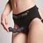 Насадка для страпону Strap-On-Me Dildo Plug Balls Black M - мініатюра 7