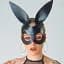 Набір масок для рольвих ігор I’MCUM Fox & Bunny Set Екошкіра Чорний 2 шт (IM-SM230_set2pcs) - мініатюра 6