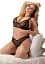 Комплект білизни Cottelli Collection Bra And String 2XL чорний - мініатюра 3