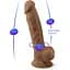 Фалоімітатор SilexD Johnny Caramel (MODEL 1 Size 7in) - мініатюра 6