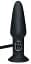 Анальна пробка True Black Vibrating Butt Plug 17 см (чорний) - мініатюра 3