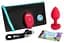 Анальна пробка з вібрацією та панеллю управління B-Vibe Vibrating Heart Plug M/L Red - мініатюра 6