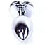 Анальна пробка Boss Of Toys Boss Series - Jewellery Silver Heart Plug Red S, BS6400046, Срібний / Червоний - мініатюра 4