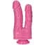 Подвійний фалоімітатор Toyz4lovers Romolo e Remo 7.5" 18.5 см (рожевий) - мініатюра 1