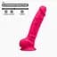Фалоімітатор SilexD Vetus Pink (MODEL 1 size 8in), двошаровий, силікон + Silexpan, діаметр 4,2 см - мініатюра 2